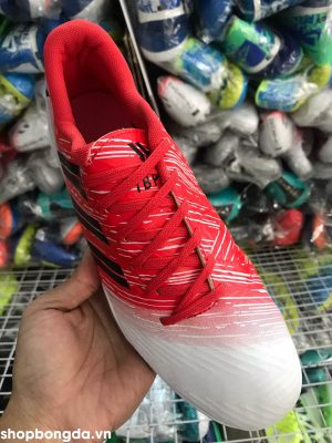 Giày Đá Bóng Adidas Nemeziz Messi - Trắng Đỏ