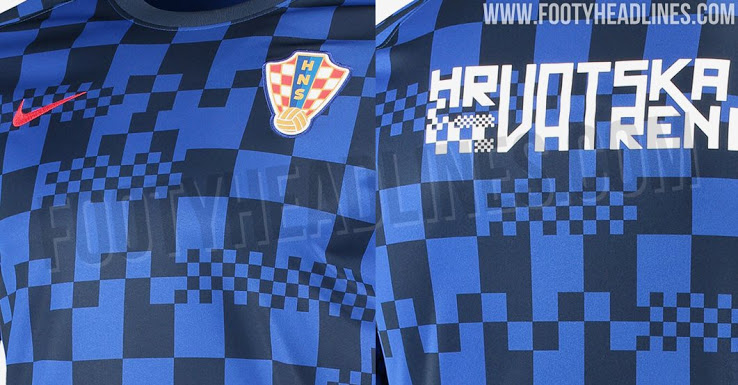 Rò rỉ áo sơ mi trước trận đấu Nike Croatia 2020-21 bị rò rỉ