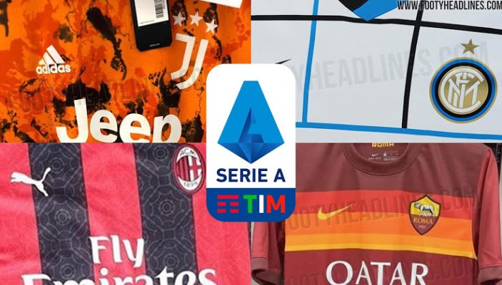Tất cả Bộ dụng cụ bị rò rỉ hoàn toàn Serie A 20-21