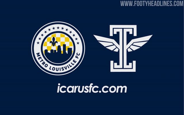 Đã phát hành Bộ dụng cụ sân nhà và sân khách "Icarus FC" Metro Louisville FC 2020