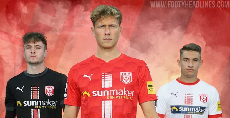 Hallescher FC 20-21 Home, Away & Third Kits được phát hành