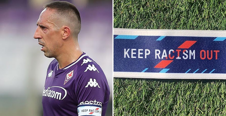 Serie A đặc biệt 20-21 "Tránh phân biệt chủng tộc" Băng đội trưởng được phát hành