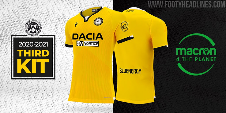 Udinese 20-21 bộ thứ ba được phát hành