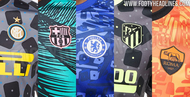 Áo sơ mi Nike xuất sắc trước trận đấu 20-21 Champions League bị rò rỉ