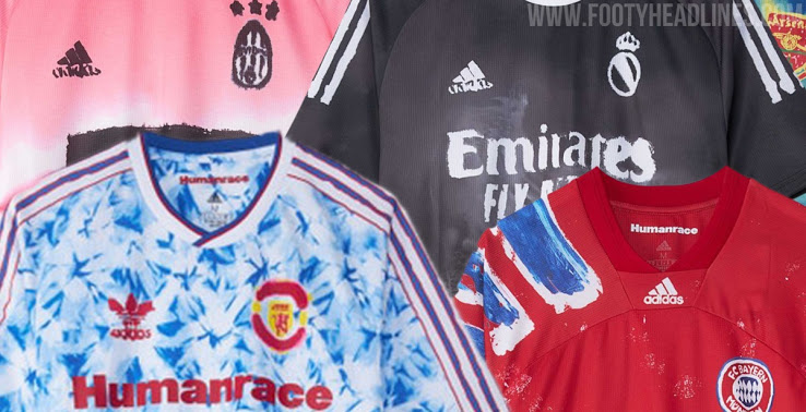 Bộ dụng cụ bóng đá Adidas x Pharrell 'Human Race' bị rò rỉ - Arsenal, Bayern, Juventus, Manchester United & Real Madrid
