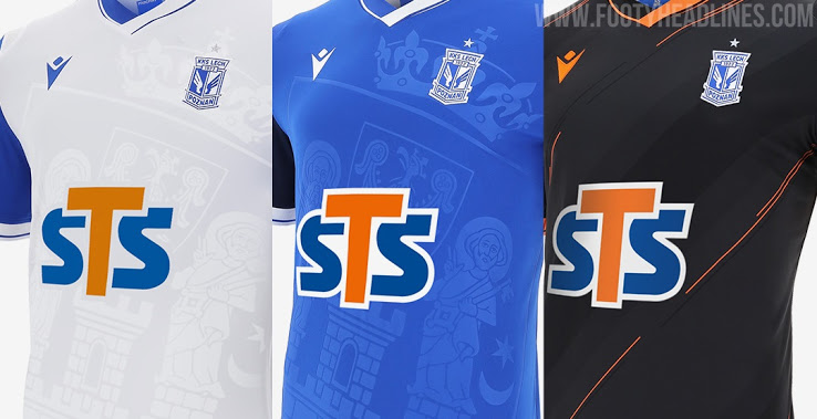Lech Poznan 20-21 Sân nhà, Sân khách + Bộ trang phục thứ ba 'Europa League' được phát hành