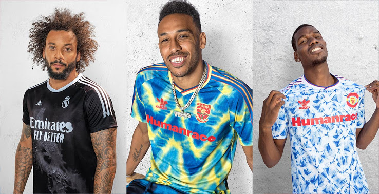 Xếp hạng Tất cả Áo đấu Adidas Humanrace - Arsenal, Bayern, Juventus, Manchester United và Real Madrid