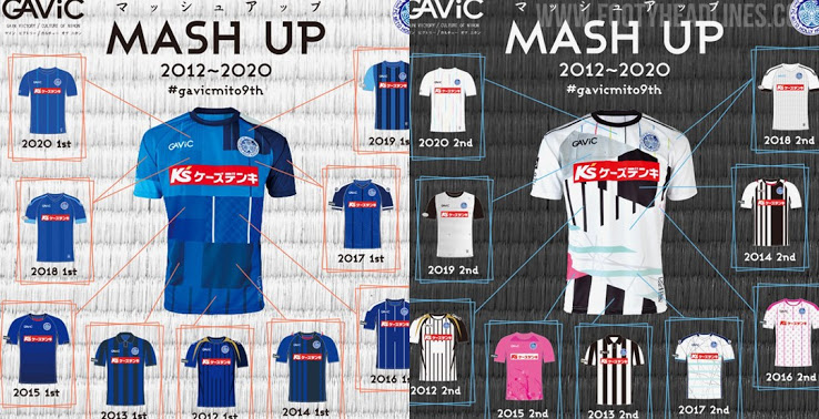 Đội Nhật Bản Mito HollyHock phát hành 2 Mash-Up Kits để tôn vinh thương hiệu riêng
