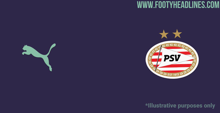PSV 21-22 Away Kit Màu sắc & Thông tin thiết kế bị rò rỉ - Sẽ bày tỏ lòng kính trọng với Tổ chức PSV