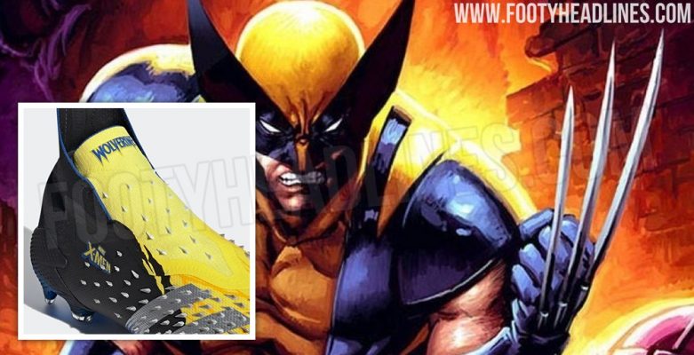 Giày Adidas Predator Freak 'Wolverine' bị rò rỉ - Bộ sưu tập X-Men của Marvel