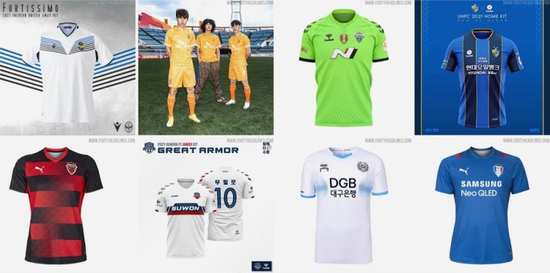 Tổng quan về K League K League 2021 - Adidas & Nike không có mặt