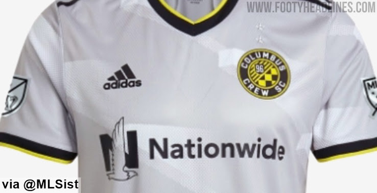 Columbus Crew 2021 Away Kit bị rò rỉ