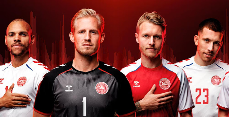 Đan Mạch Euro 2020 Bộ dụng cụ sân nhà, sân khách & thủ môn đã phát hành