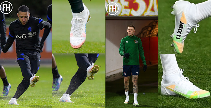 Memphis Depay & James McClean mang giày Nike Mercurial độc đáo - Đây là lý do