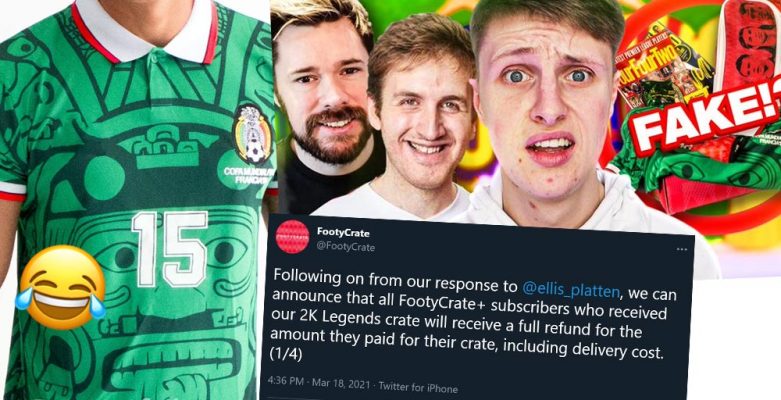 Người dùng YouTube trên FIFA bán Hộp bí ẩn bao gồm cả áo sơ mi giả