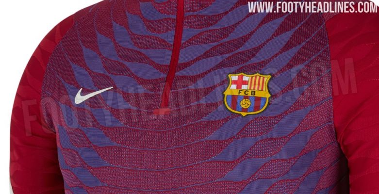 FC Barcelona 21-22 Bộ dụng cụ tập luyện bị rò rỉ - Sản phẩm Nike Dry Fit ADV đầu tiên bị rò rỉ