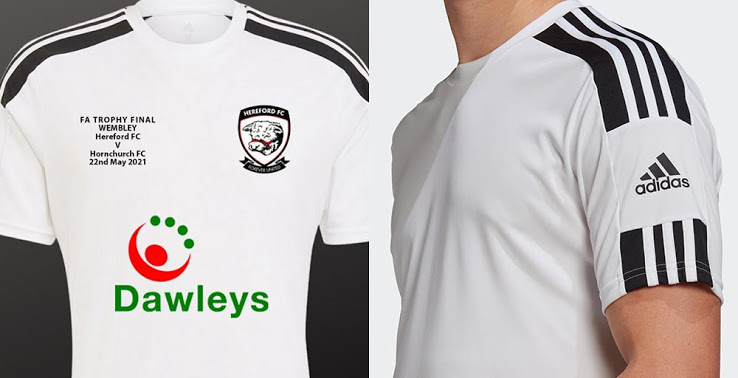 Hereford FC 21-22 Home Kit được phát hành - Lần đầu tiên dựa trên mẫu Adidas Squadra 21 mới