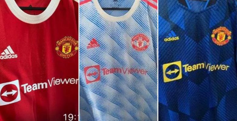 Manchester United 21-22 Sân nhà, Sân khách & Bộ quần áo thứ ba bị rò rỉ