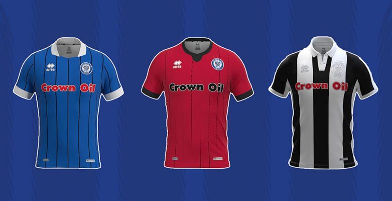 Rochdale 21-22 Bộ dụng cụ sân nhà, sân khách, hạng ba và thủ môn được tiết lộ