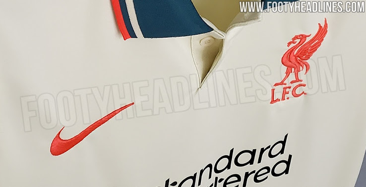 Nike Liverpool 21-22 Bộ sân khách bị rò rỉ