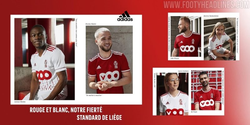 Adidas Standard Liège 21-22 Bộ dụng cụ sân nhà, sân khách & thủ môn đã được phát hành