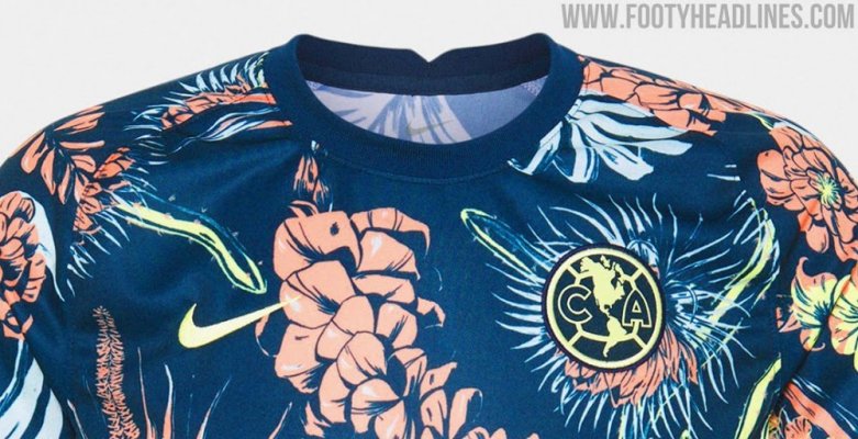 Áo sơ mi Nike Club América 21-22 tuyệt vời được phát hành trước trận đấu