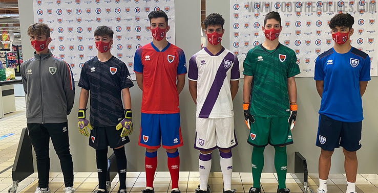 CD Numancia 21-22 Home, Away & Keeper Kits đã phát hành