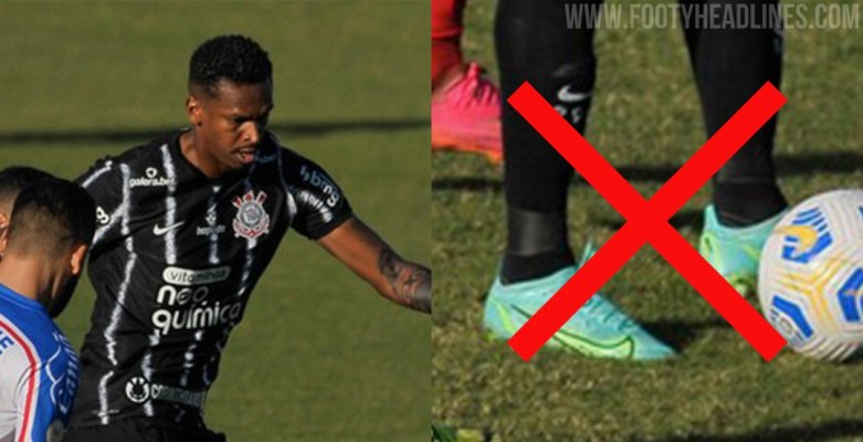 Jô Fined bởi Corinthians vì mang giày màu xanh lá cây