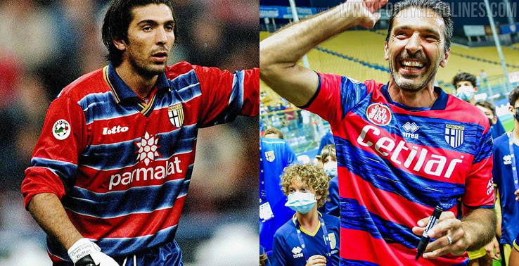 Parma 21-22 'Buffon' Keeper Kit được phát hành - Làm lại từ 1998-99 Jersey