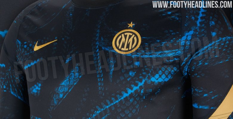 Áo sơ mi trước trận đấu 21-22 của Inter Milan bị rò rỉ