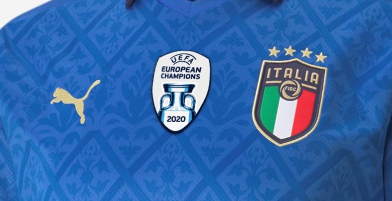 Huy hiệu Người chiến thắng Euro 2020 của Ý được tiết lộ