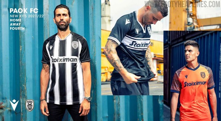 PAOK 21-22 Bộ dụng cụ sân nhà, sân khách & thứ tư được phát hành