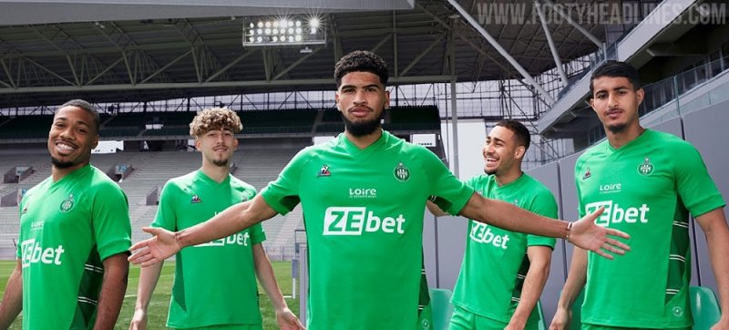 Saint-Étienne 21-22 Phát hành Bộ dụng cụ sân nhà, sân khách & thứ ba
