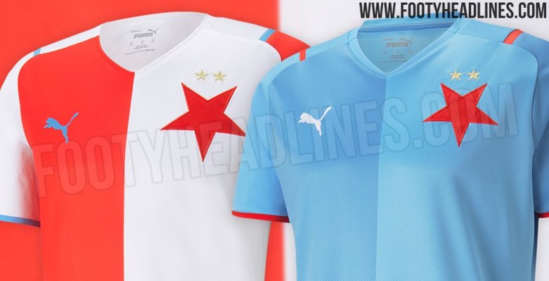 Slavia Praha 21-22 Bộ dụng cụ sân nhà & sân khách bị rò rỉ