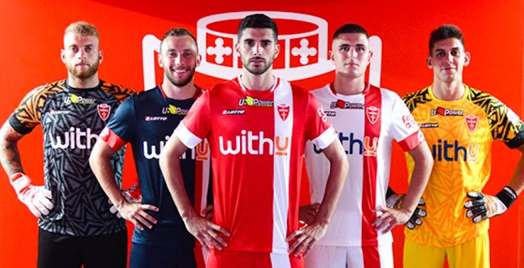 AC Monza 21-22 Bộ dụng cụ sân nhà, sân khách, thứ ba và thủ môn đã được phát hành
