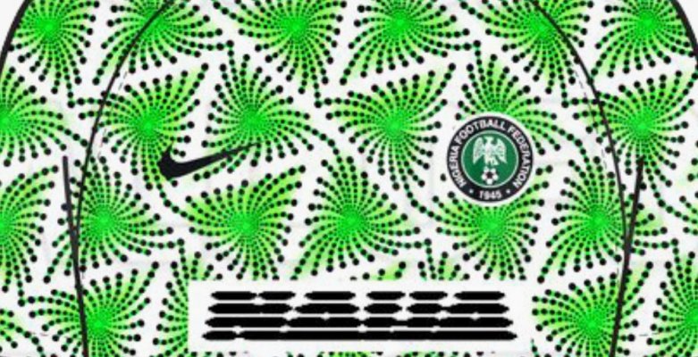 Áo sơ mi trước trận đấu năm 2022 của Trippy Nigeria bị rò rỉ
