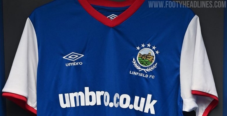 Bộ dụng cụ sân nhà Linfield FC 21-22 được tiết lộ