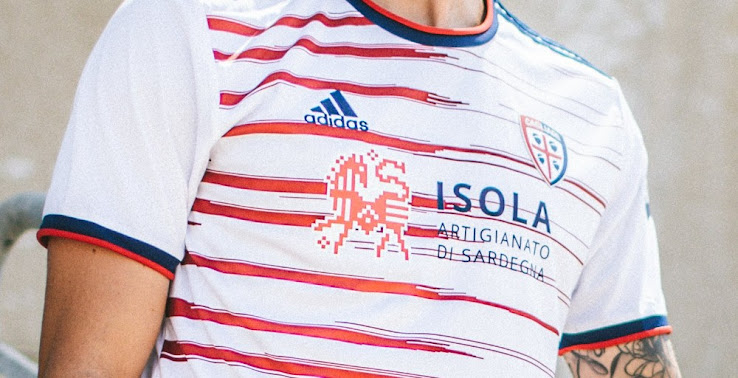 Cagliari Calcio 21-22 Away Kit được phát hành