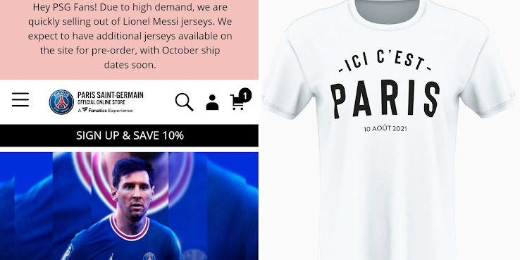 Nike đã bán hết bộ dụng cụ Messi của PSG - Hàng mới về tháng 10?
