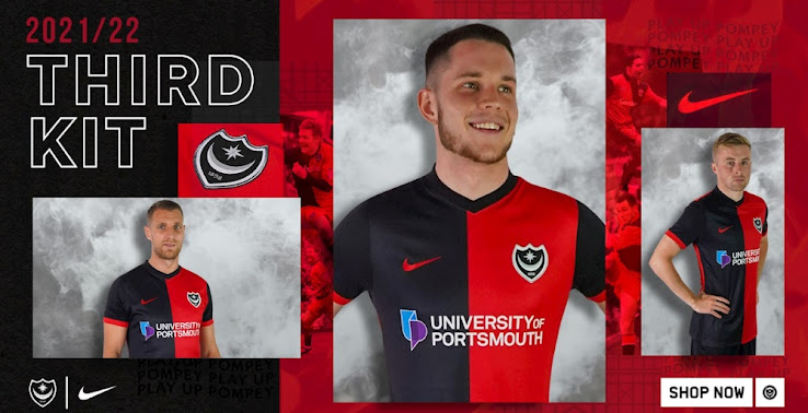 Portsmouth 21-22 Kit thứ ba được phát hành