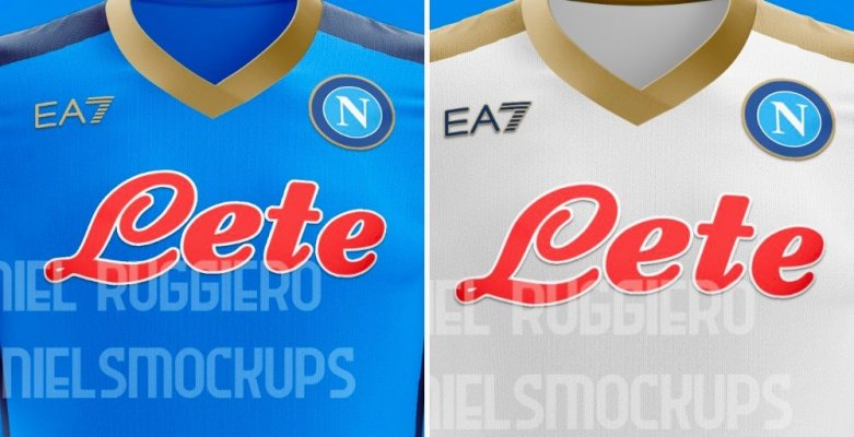 EA7 Napoli 21-22 Bộ quần áo sân nhà & sân khách châu Âu bị rò rỉ
