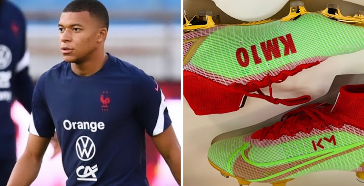 Mbappe Debuts Custom Nike Mercurial Boots cho Pháp